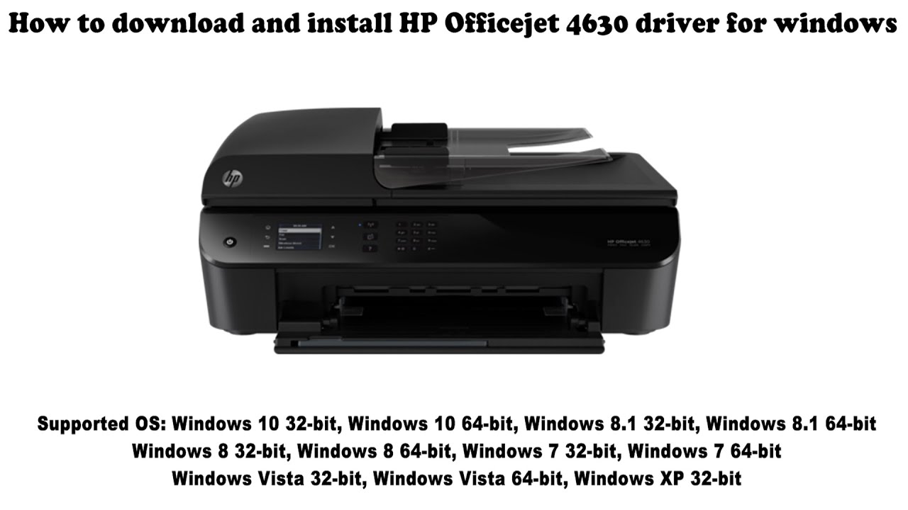 hp officejet 4630 printer driver free download for mac